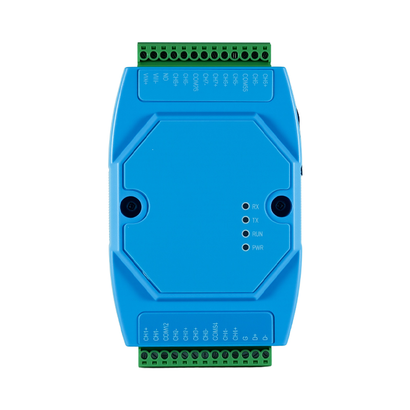 8路PT100热电阻温度采集模块