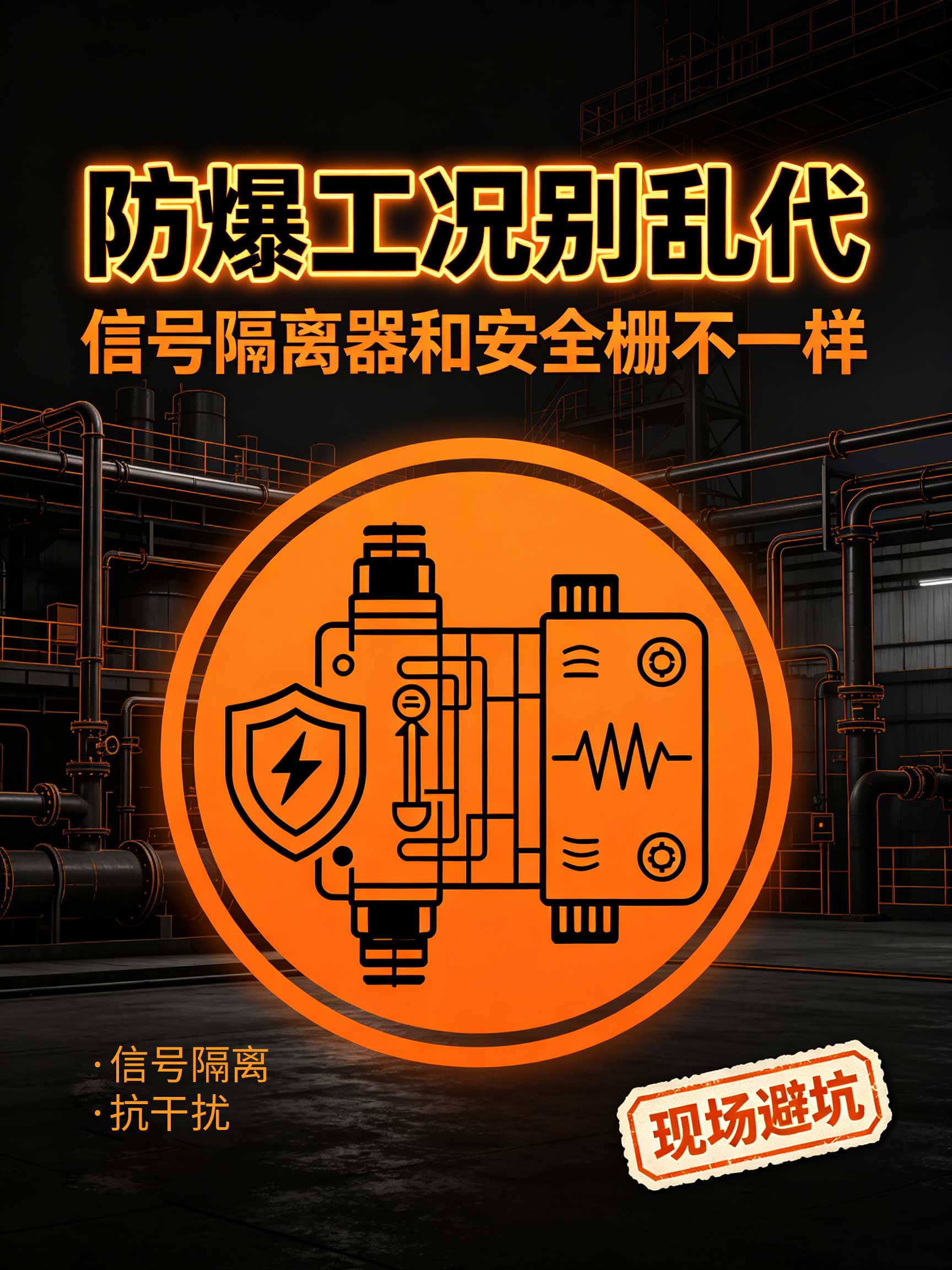 别混用！隔离器≠安全栅💥防爆工况避坑